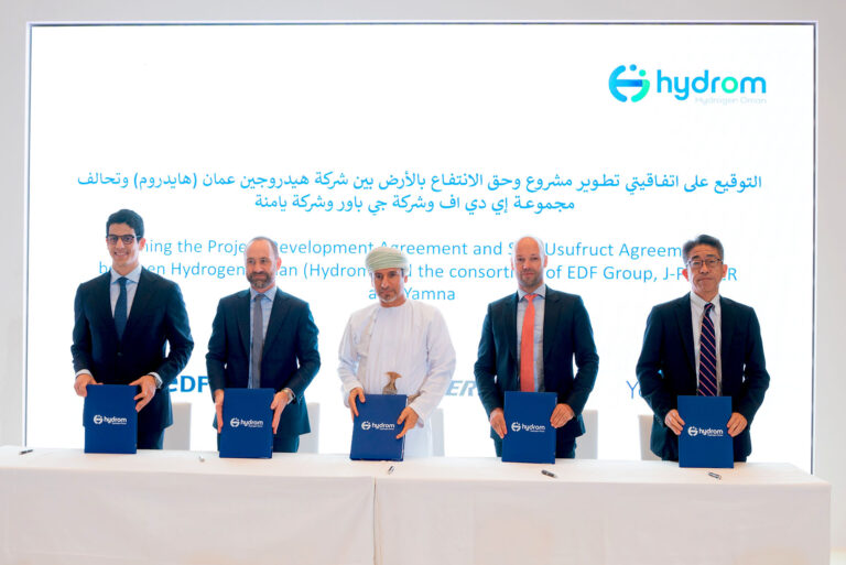 EDF Group, J-Power and Yamna Consortium Awarded a 1 Mtpa Green Ammonia Project in Oman